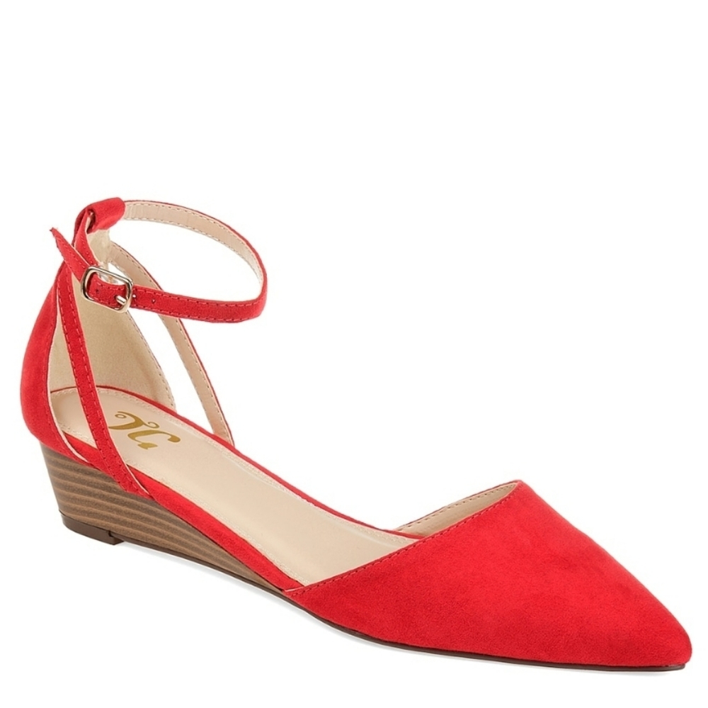 Journee Collection Arkie Wedge in Red